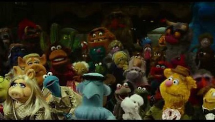 Szenenbild aus dem Film 'Die Muppets'