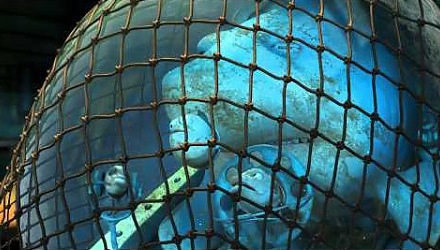 Szenenbild aus dem Film 'Fischen Impossible - Eine tierische Rettungsaktion'