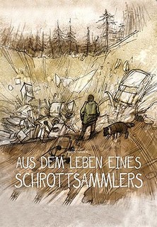 Filmplakat Aus dem Leben eines Schrottsammlers