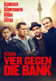 Filmplakat Vier gegen die Bank