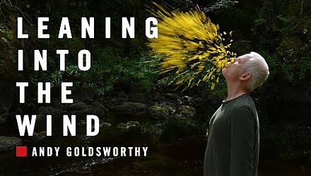 Szenenbild aus dem Film 'Leaning Into The Wind - Andy Goldsworthy'