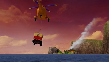 Szenenbild aus dem Film 'Feuerwehrmann Sam - Achtung Außerirdische!'