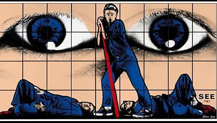 Szenenbild aus dem Film 'With Gilbert & George'