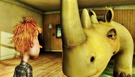 Szenenbild aus dem Film 'Otto ist ein Nashorn'