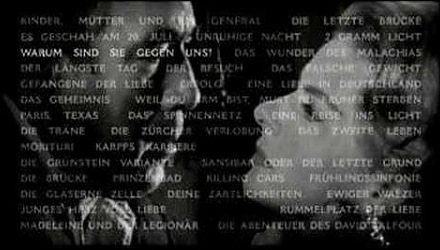 Szenenbild aus dem Film 'Verstörung - und eine Art von Poesie'