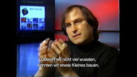 Szenenbild aus dem Film 'Steve Jobs: The Lost Interview'